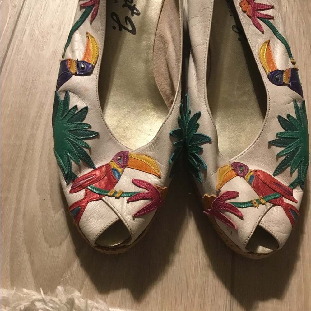Fun wedge shoes